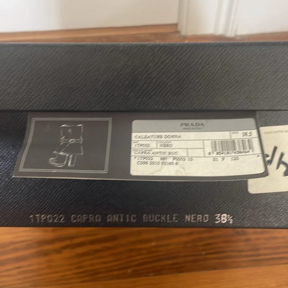 PRADA AUTHENTIC BLACK SUEDE BOOTS, Size 38.5, Like New - Picture 12 of 13